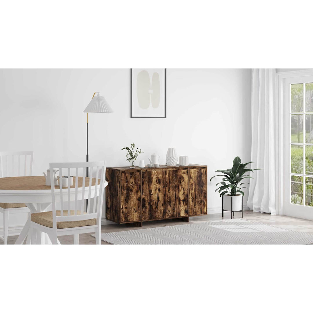 Sideboard Røget eg 135 x 41 x 75 cm Konstrueret træ