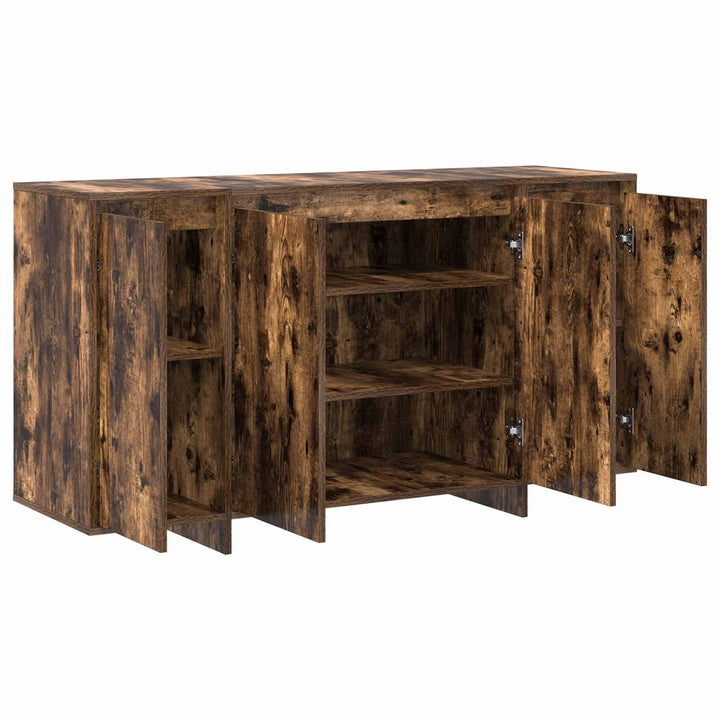 Sideboard Røget eg 135 x 41 x 75 cm Konstrueret træ