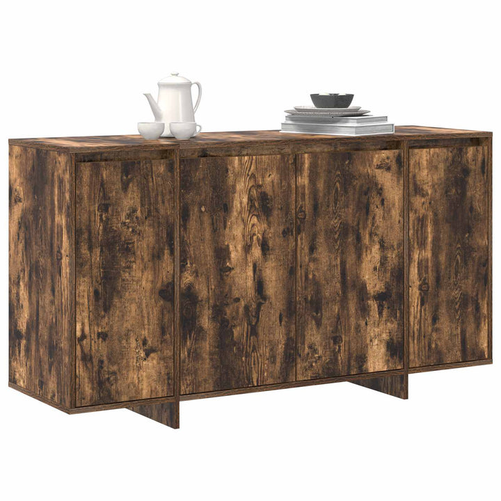 Sideboard Røget eg 135 x 41 x 75 cm Konstrueret træ