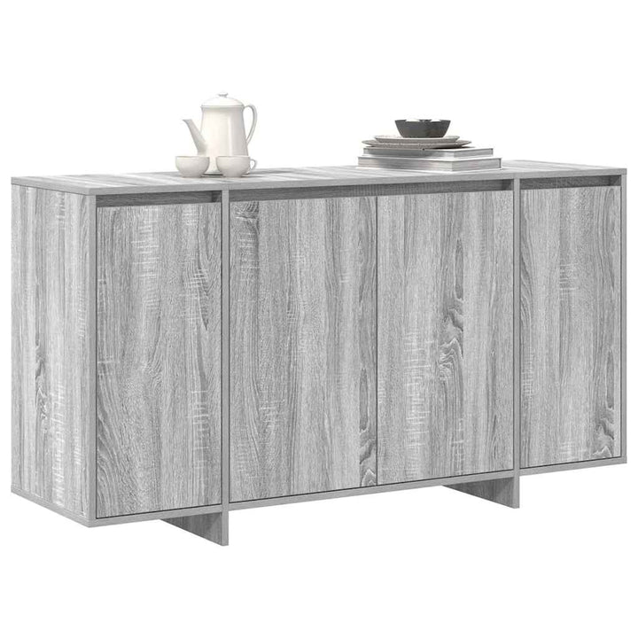 Sideboard Grå Sonoma 135 x 41 x 75 cm Konstrueret træ