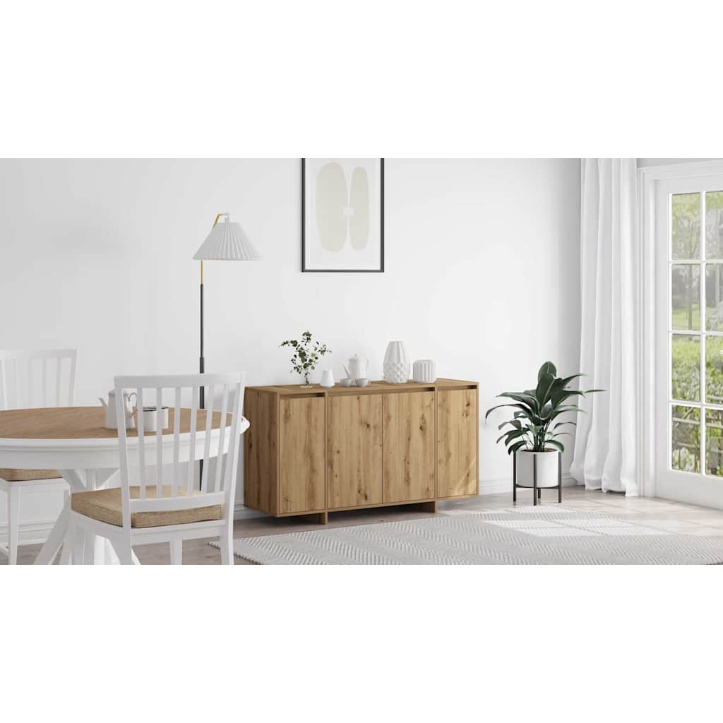 Sideboard Artisan Egetræ 135 x 41 x 75 cm Konstrueret træ