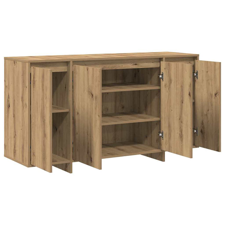 Sideboard Artisan Egetræ 135 x 41 x 75 cm Konstrueret træ