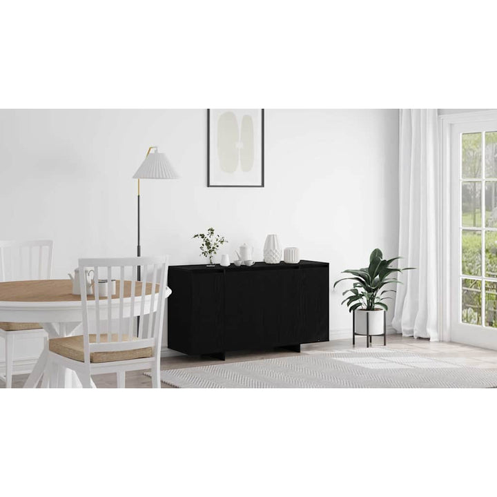 Sideboard Sort eg 135 x 41 x 75 cm Konstrueret træ