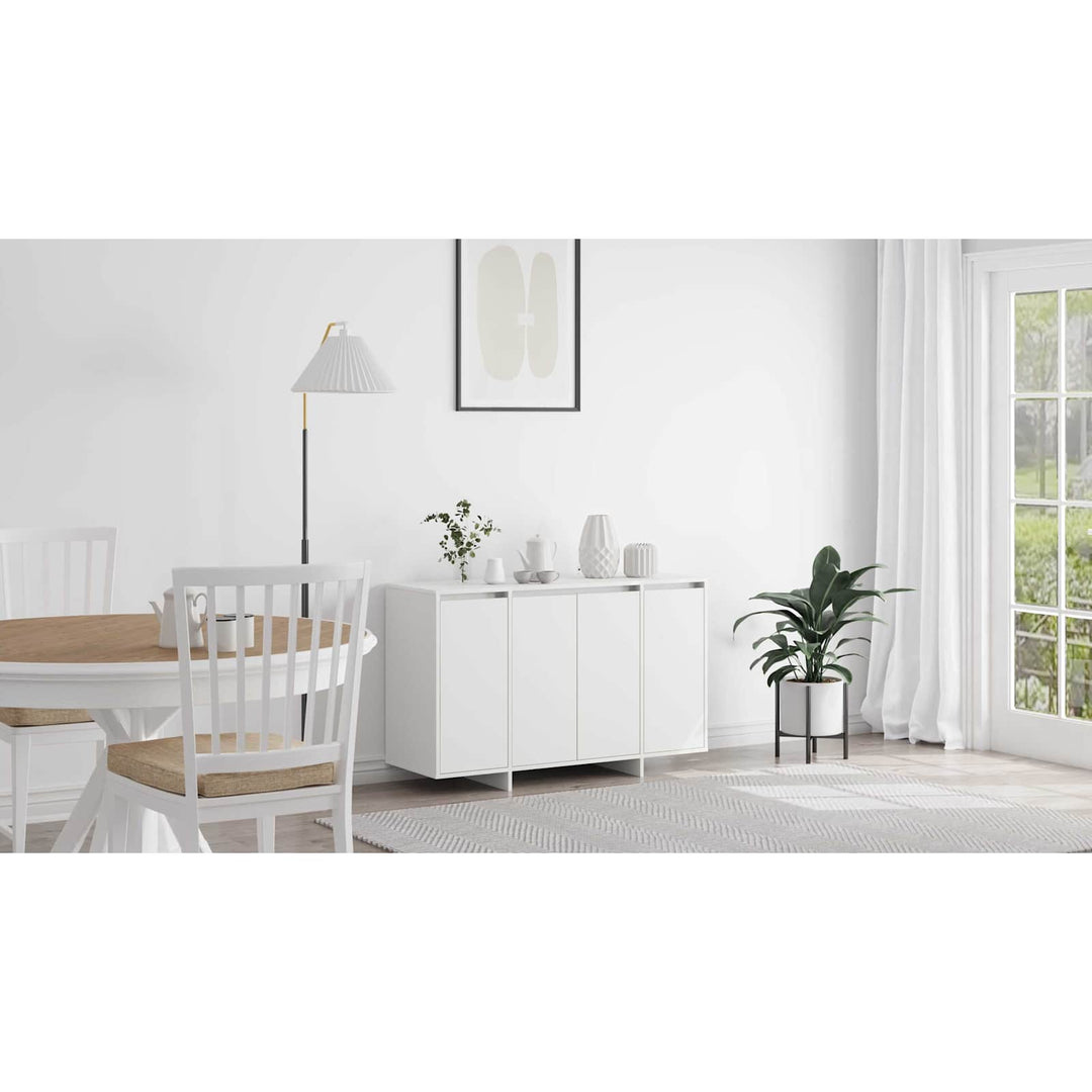 Sideboard Hvid 120 x 41 x 75 cm Konstrueret træ
