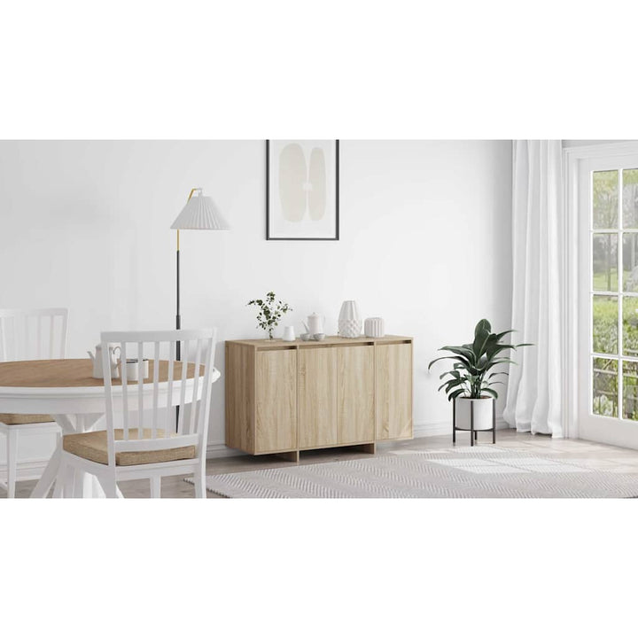 Sideboard Sonoma-eg 120 x 41 x 75 cm Konstrueret træ