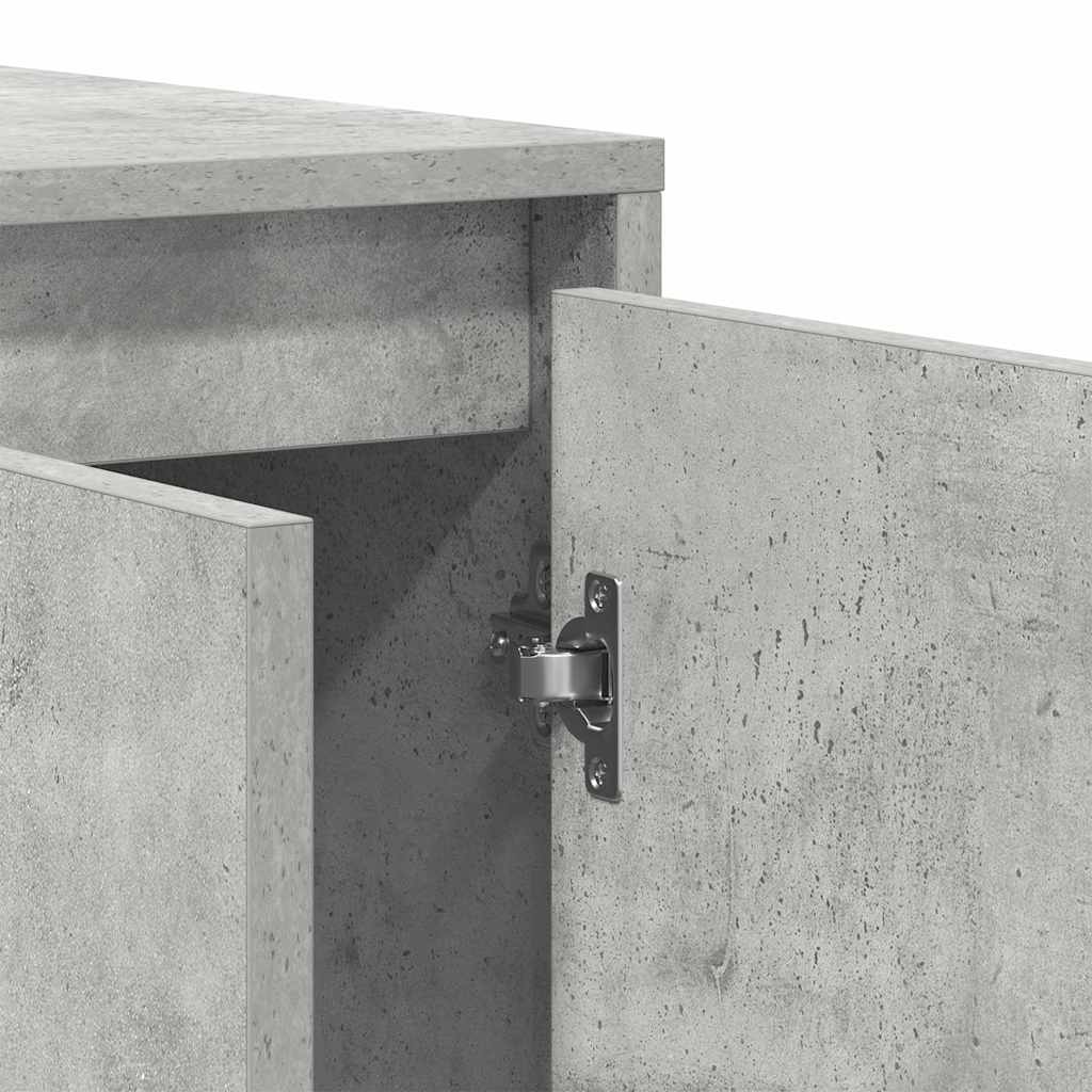 Sideboard Beton Grå 120 x 41 x 75 cm Konstrueret træ