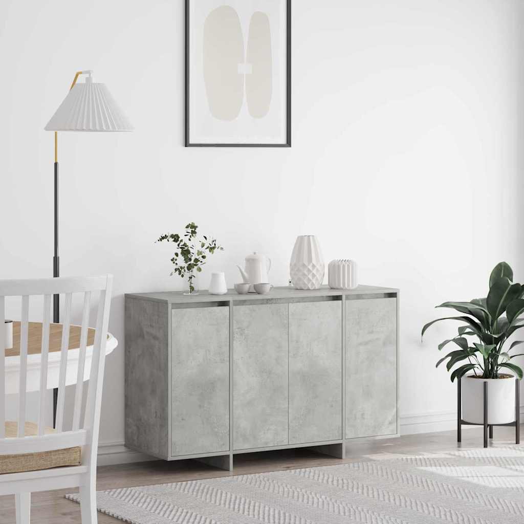 Sideboard Beton Grå 120 x 41 x 75 cm Konstrueret træ