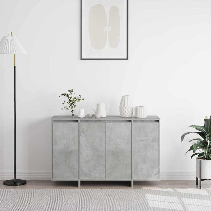 Sideboard Beton Grå 120 x 41 x 75 cm Konstrueret træ