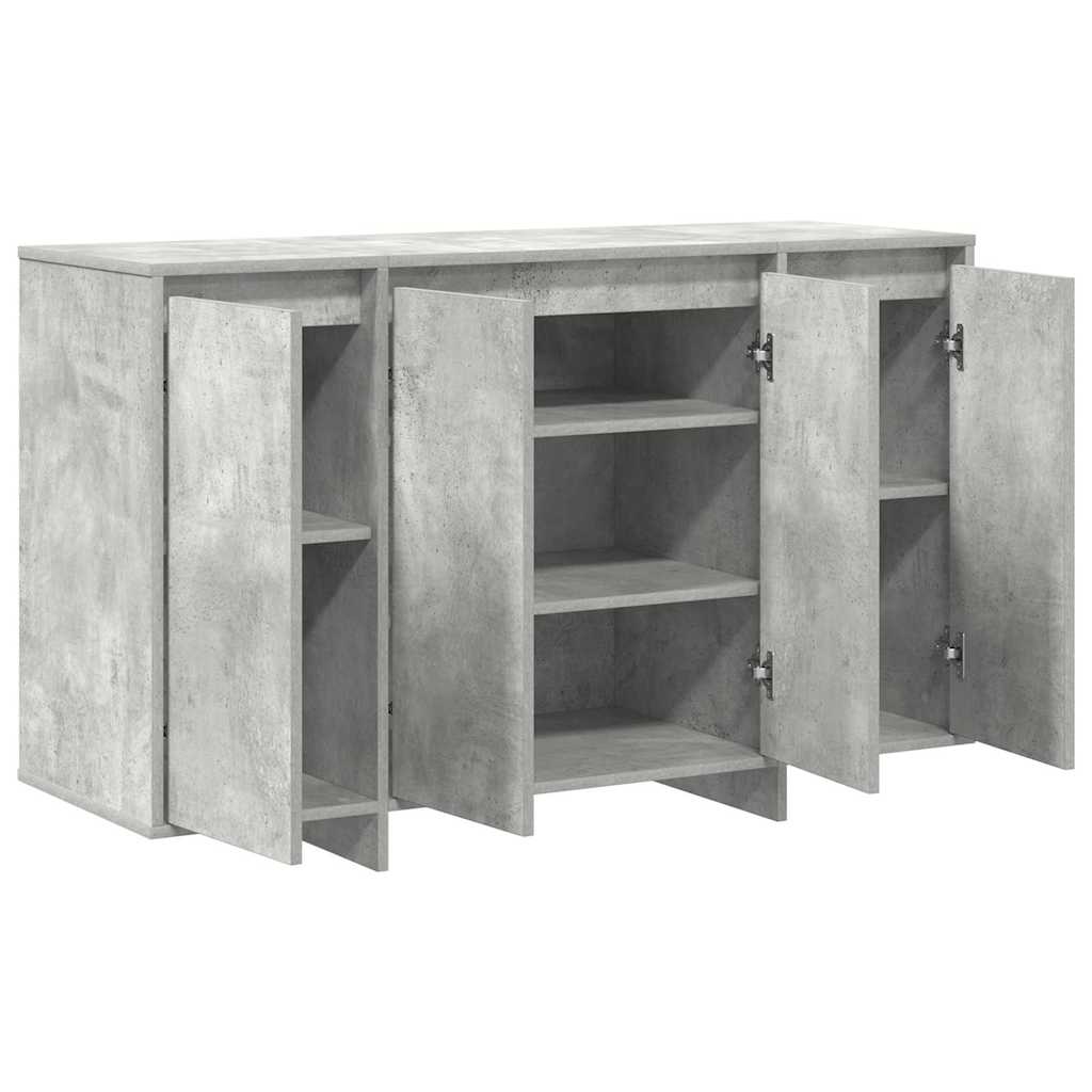 Sideboard Beton Grå 120 x 41 x 75 cm Konstrueret træ