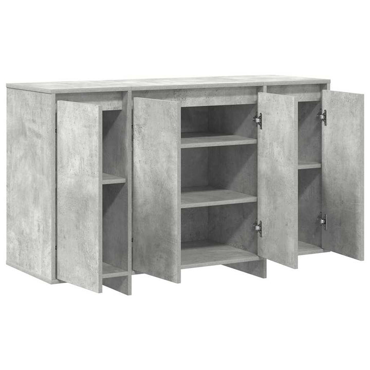 Sideboard Beton Grå 120 x 41 x 75 cm Konstrueret træ
