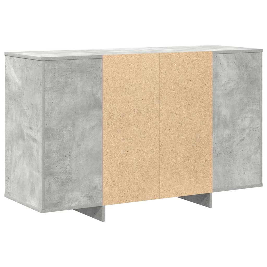 Sideboard Beton Grå 120 x 41 x 75 cm Konstrueret træ