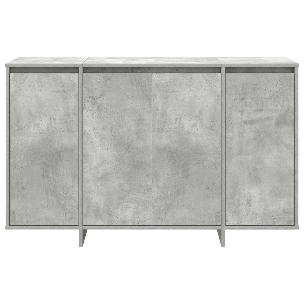 Sideboard Beton Grå 120 x 41 x 75 cm Konstrueret træ