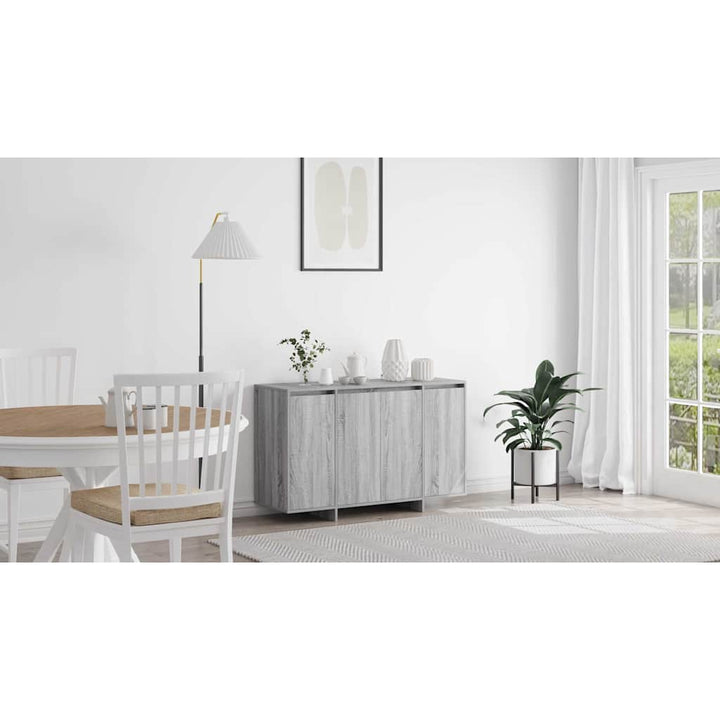 Sideboard Grå sonoma-eg 120 x 41 x 75 cm Konstrueret træ