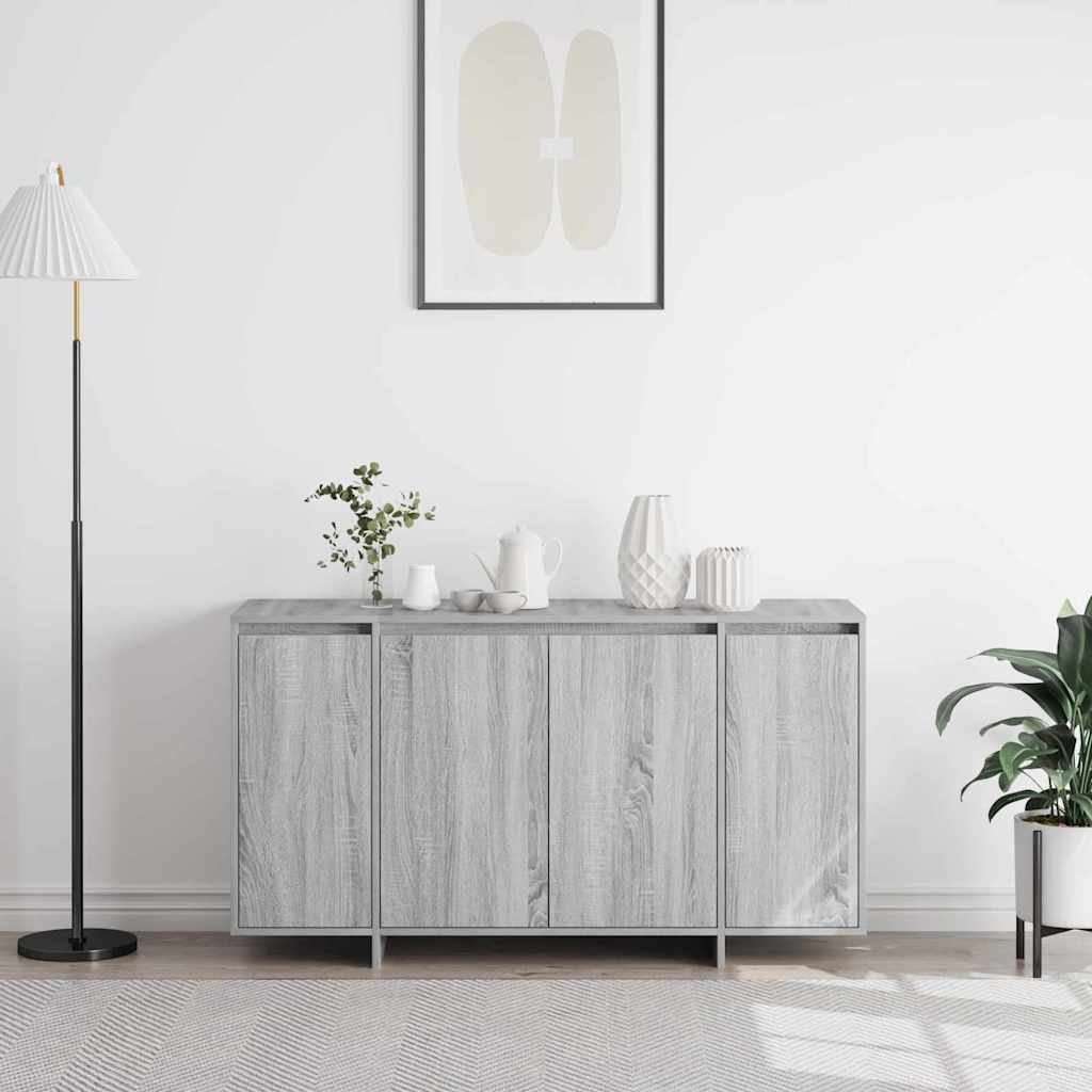 Sideboard Grå Sonoma 120 x 41 x 75 cm Konstrueret træ