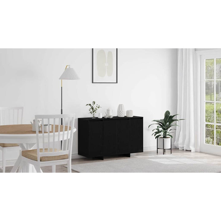 Sideboard Sort eg 120 x 41 x 75 cm Konstrueret træ