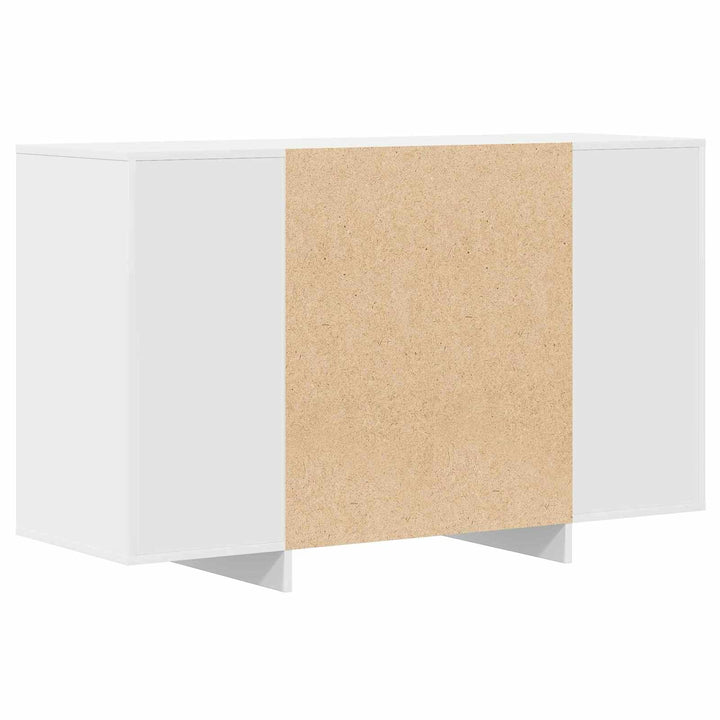 Sideboard med skuffe Hvid 120 x 41 x 75 cm Konstrueret træ