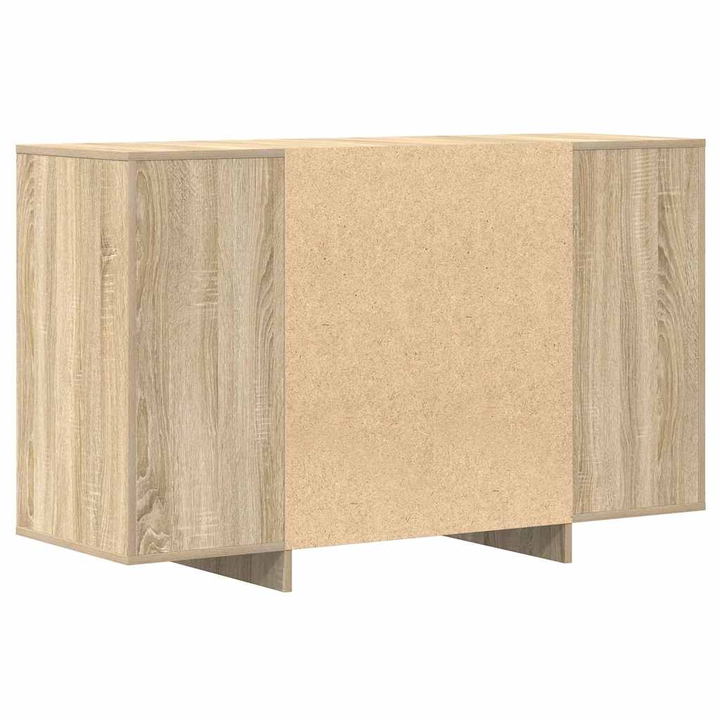 Sideboard med skuffe Sonoma eg 120 x 41 x 75 cm Konstrueret træ