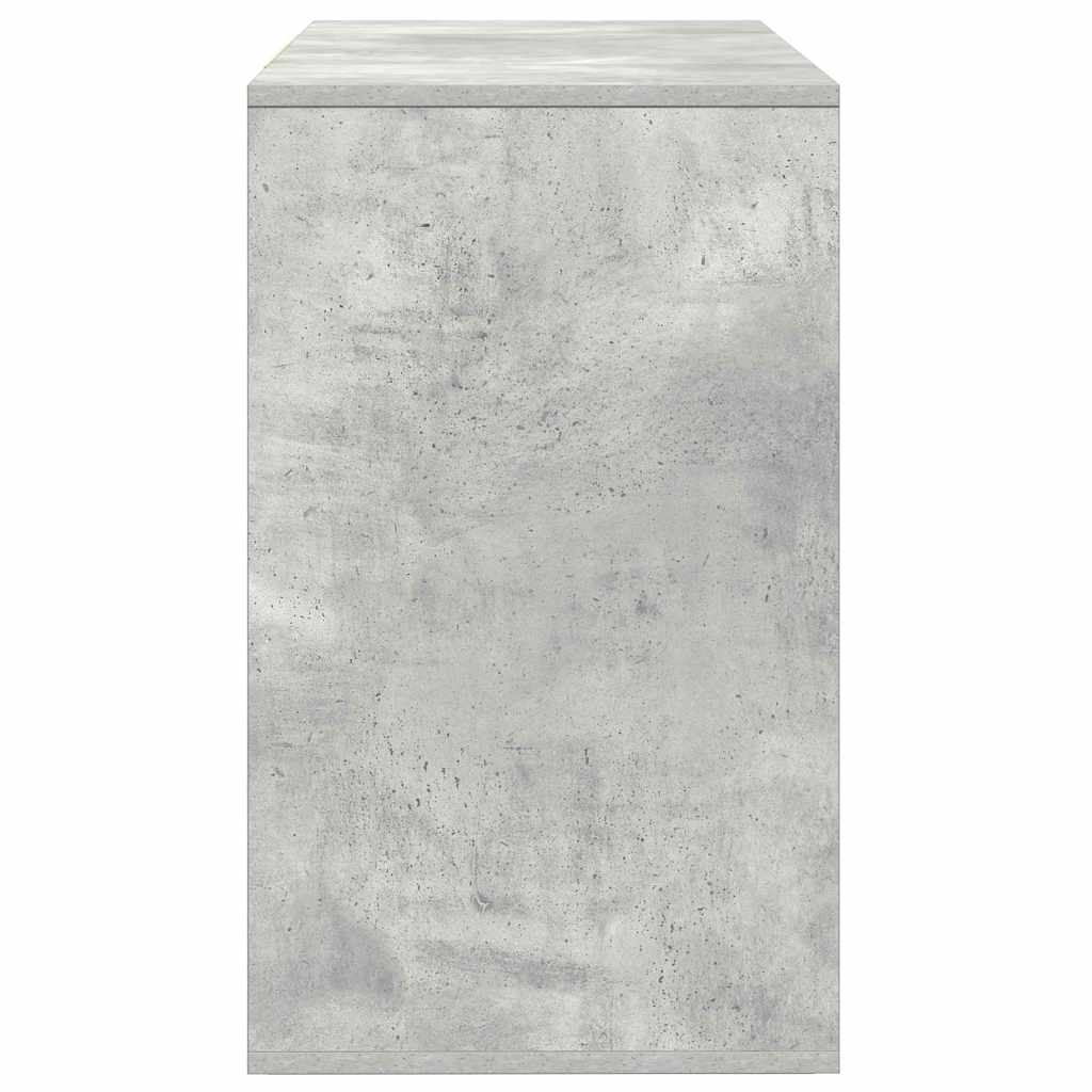 Sideboard med skuffe Beton Grå 120 x 41 x 75 cm Konstrueret træ