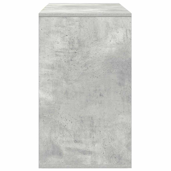 Sideboard med skuffe Beton Grå 120 x 41 x 75 cm Konstrueret træ