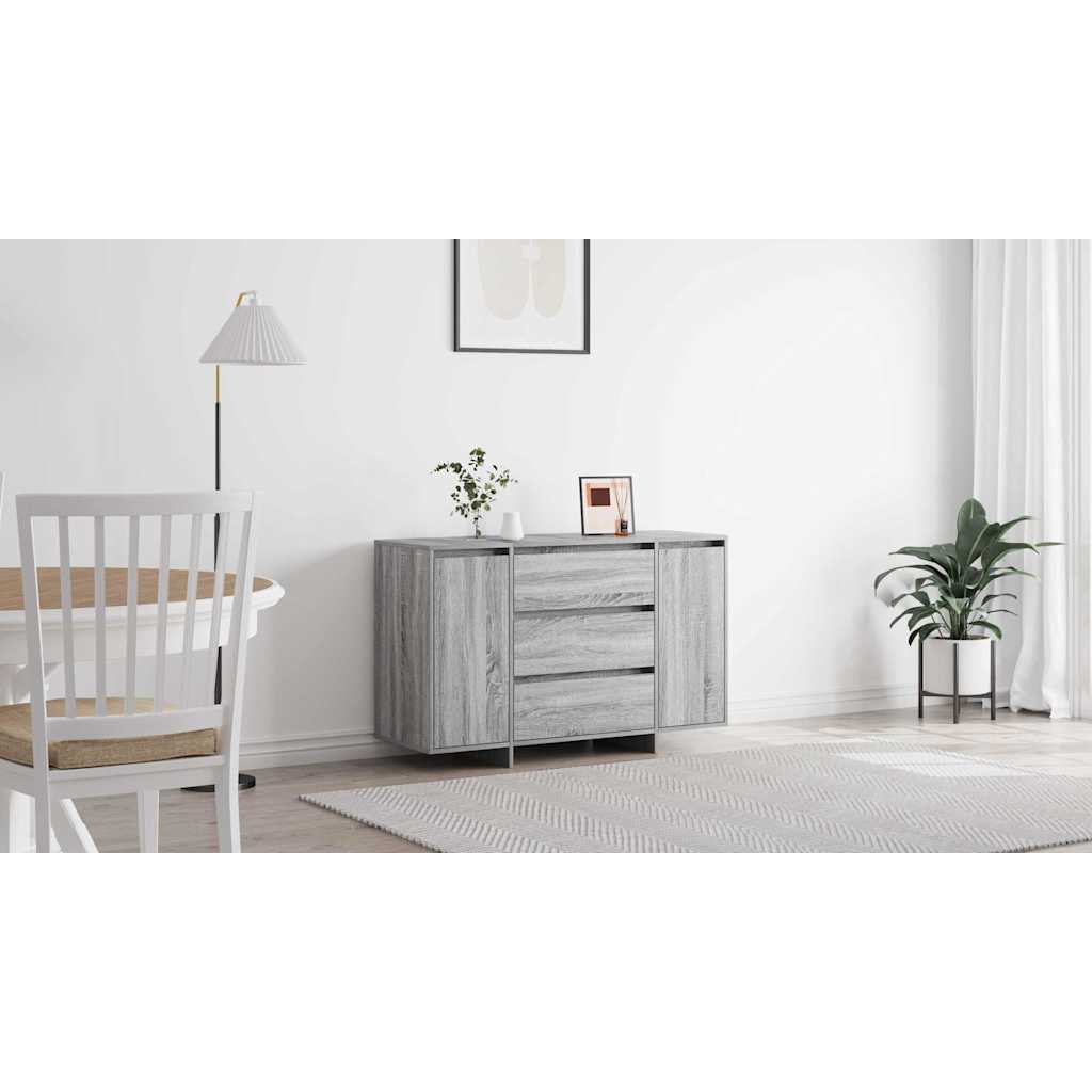 Sideboard Grå Sonoma 120 x 41 x 75 cm Konstrueret træ