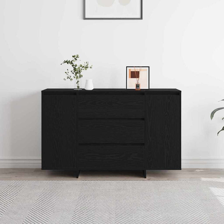 Sideboard Sort eg 120 x 41 x 75 cm Konstrueret træ