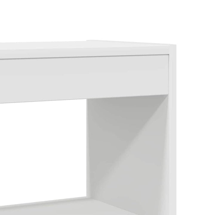 Bogskab Hvid 100 x 30 x 198 cm Konstrueret træ