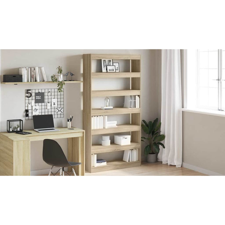 Bogskab Sonoma eg 100 x 30 x 198 cm Konstrueret træ