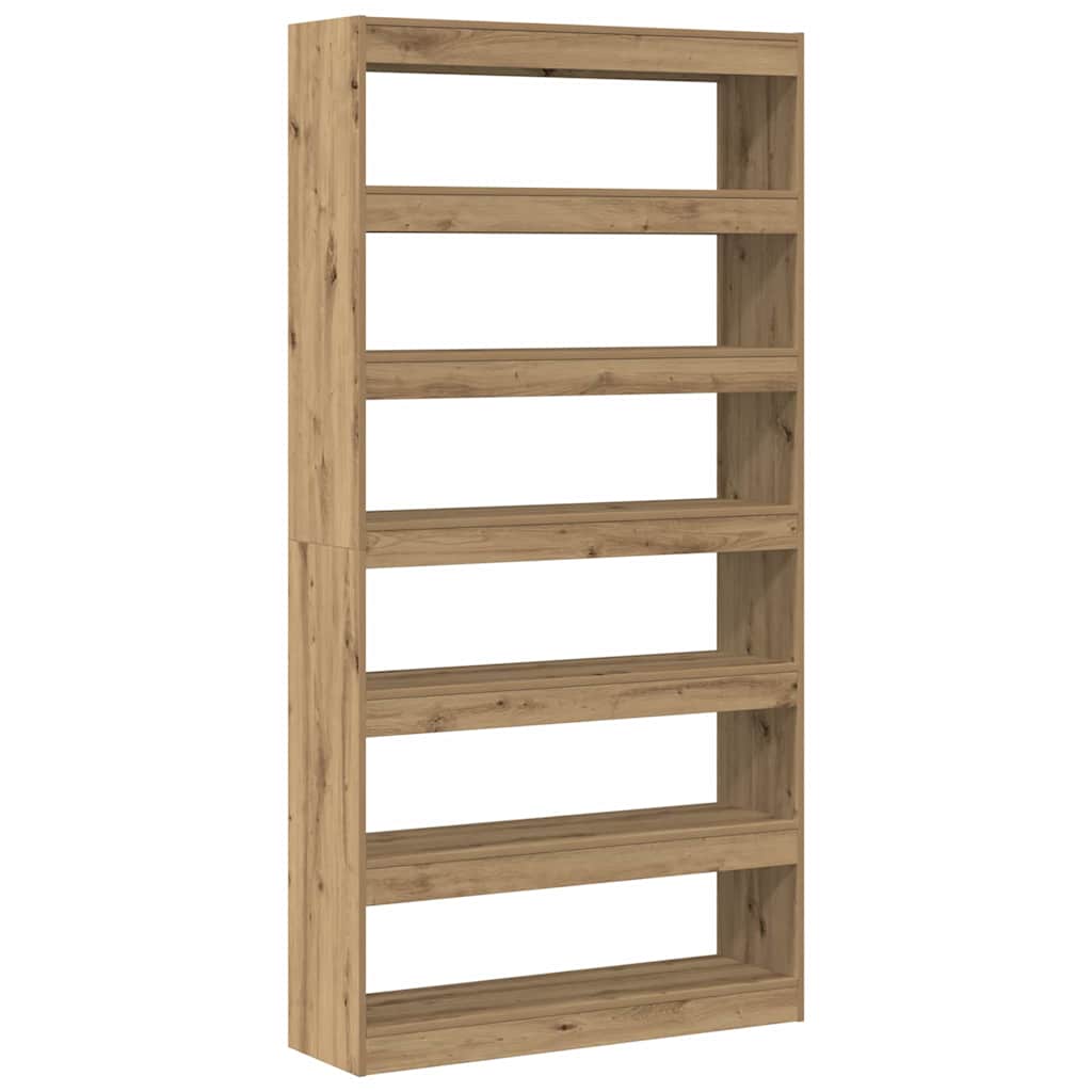 Bogskab Artisan Eg 100 x 30 x 198 cm Konstrueret træ