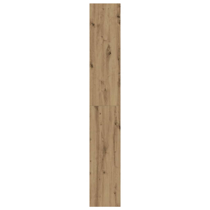 Bogskab 6 niveauer 100 x 30 x 198 cm Konstrueret træ Artisan Eg