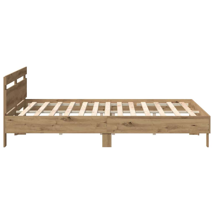 Sengestel Artisan Egetræ 200 x 200 cm Konstrueret træ