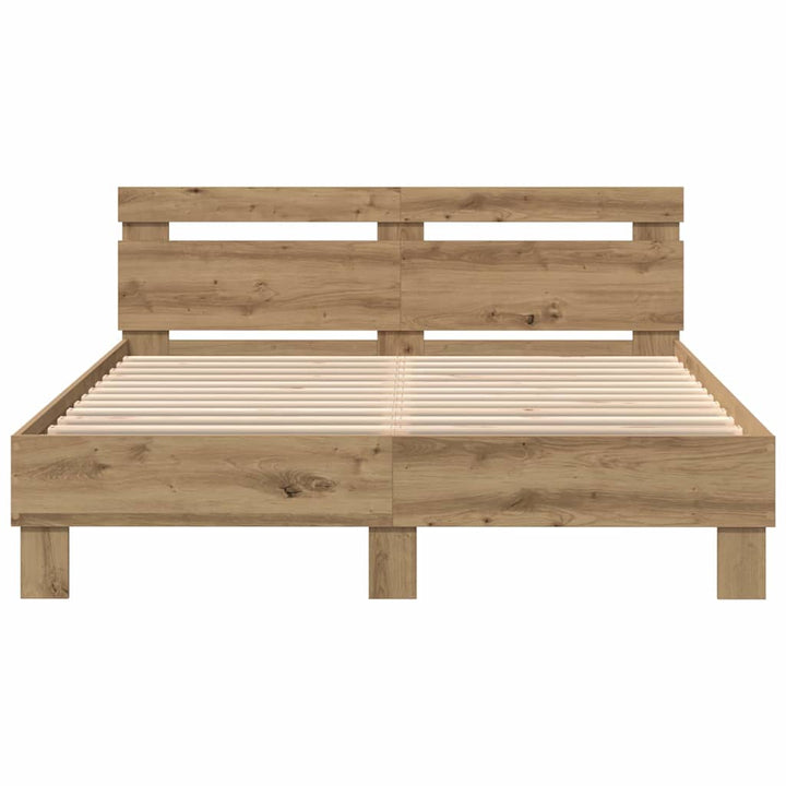 Sengestel Artisan Egetræ 140 x 190 cm Konstrueret træ