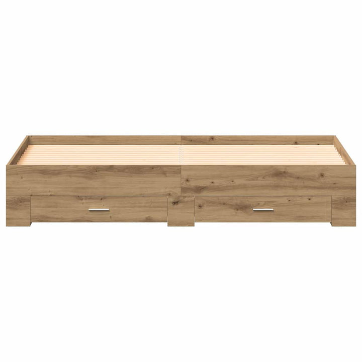 Sengestel Artisan Egetræ 180 x 200 cm Konstrueret træ