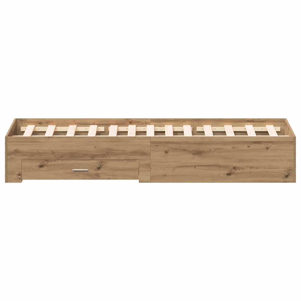 Sengestel Artisan Egetræ 160 x 200 cm Konstrueret træ