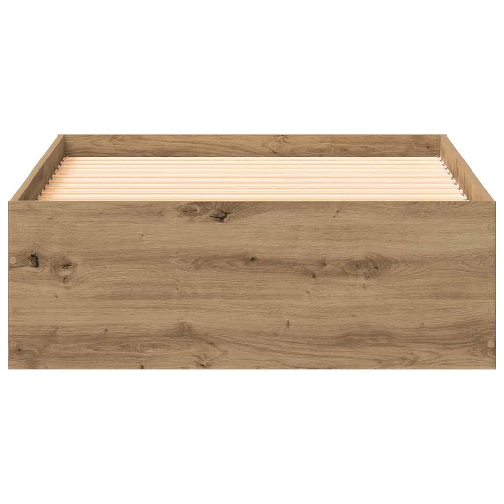 Sengestel Artisan Egetræ 100 x 200 cm Konstrueret træ