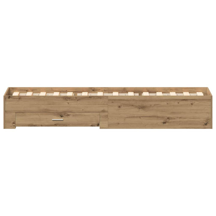 Sengestel Artisan Egetræ 100 x 200 cm Konstrueret træ