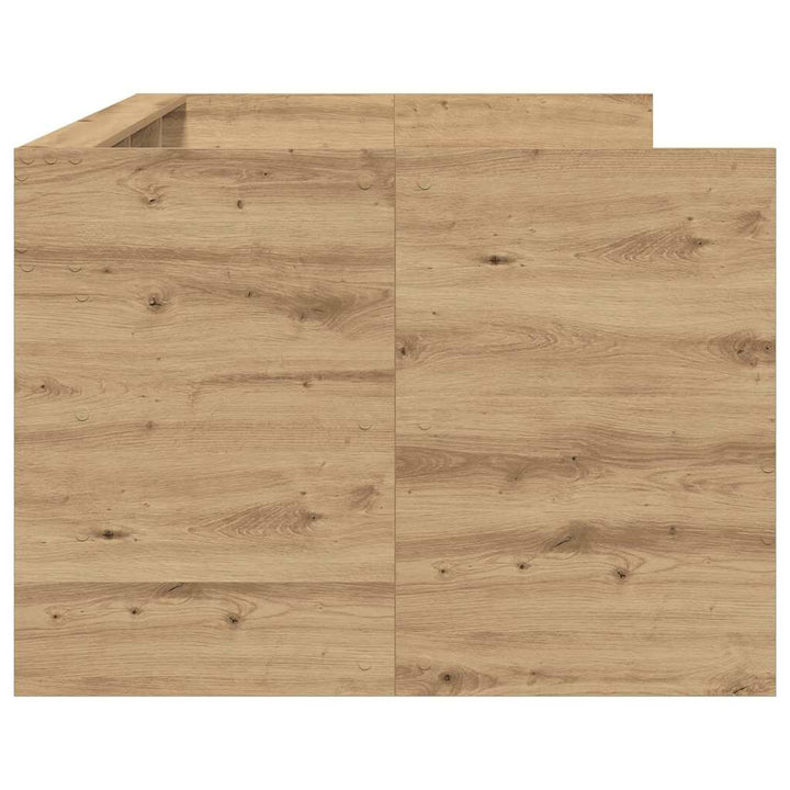 Daybed med skuffe Artisan Egetræ 100 x 200 cm Konstrueret træ