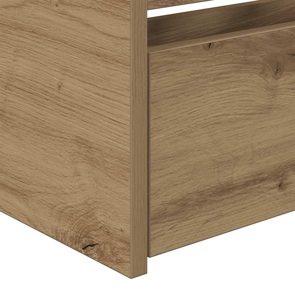 Daybed med skuffe Artisan Egetræ 90 x 200 cm Konstrueret træ