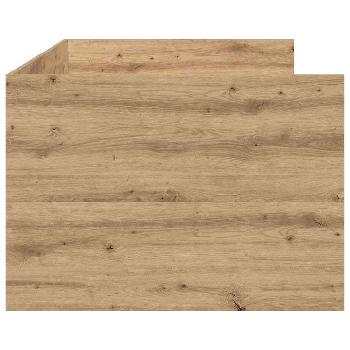 Daybed med skuffe Artisan Egetræ 90 x 200 cm Konstrueret træ