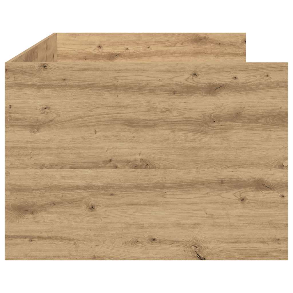 Daybed med skuffe Artisan Egetræ 90 x 190 cm Konstrueret træ