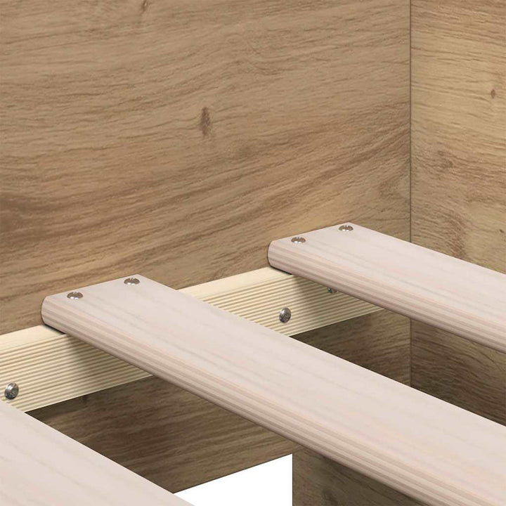 Daybed med skuffe Artisan Egetræ 75 x 190 cm Konstrueret træ