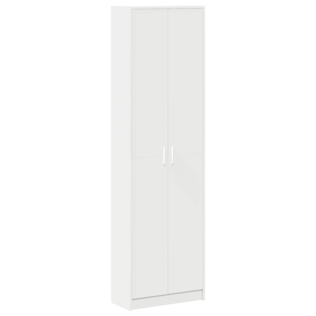 Garderobeskab med hylde Hvid 55 x 25 x 189 cm Konstrueret træ