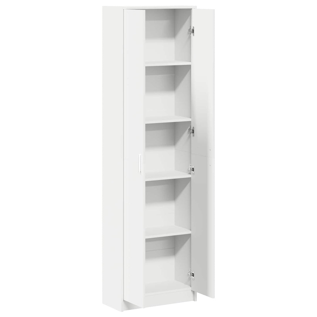 Garderobeskab med hylde Hvid 55 x 25 x 189 cm Konstrueret træ