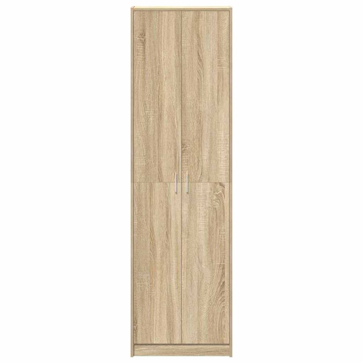 Garderobeskab Sonoma eg 55 x 25 x 189 cm Konstrueret træ