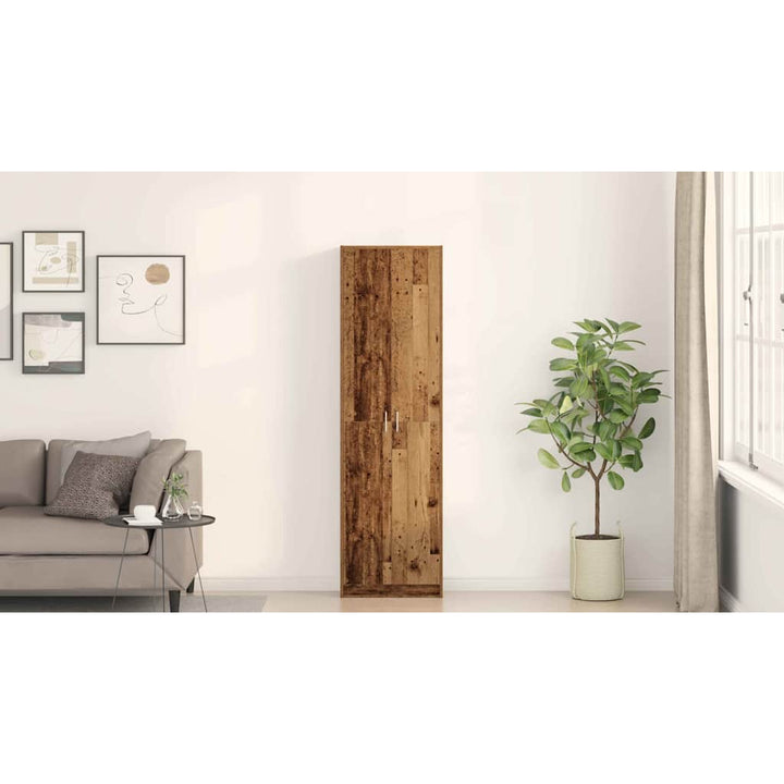 Garderobeskab Gammelt træ 55 x 25 x 189 cm Konstrueret træ