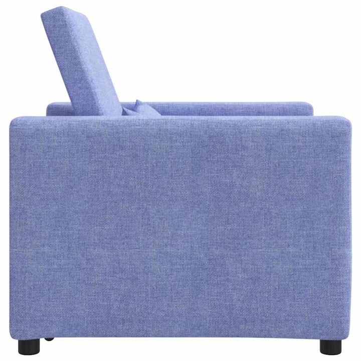Utrækkelig sovesofa enkelt Jeans Blå 90 x 165 x 87 cm Stof