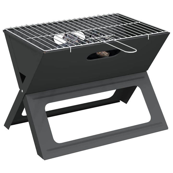 Udendørs grill Sort 46 x 31 x 31 cm Stål