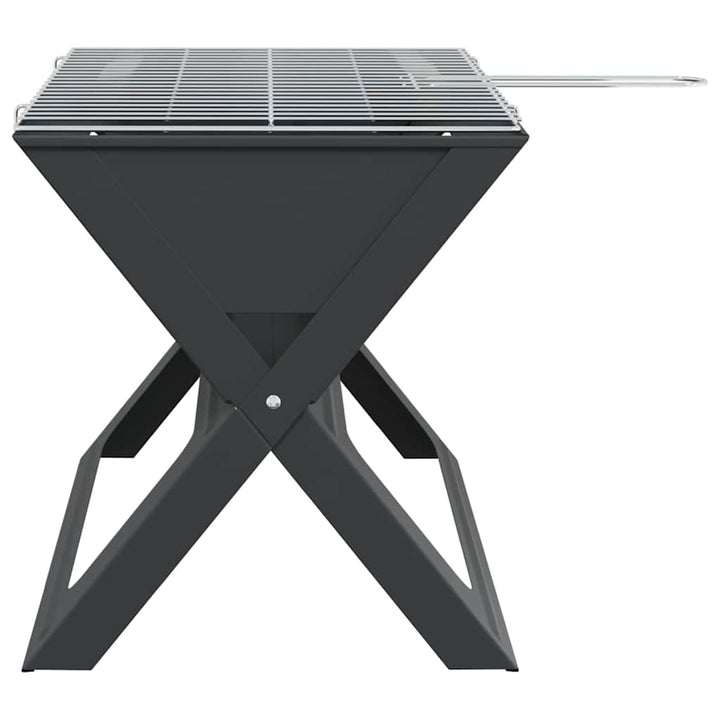 Udendørs grill Sort 46 x 31 x 31 cm Stål