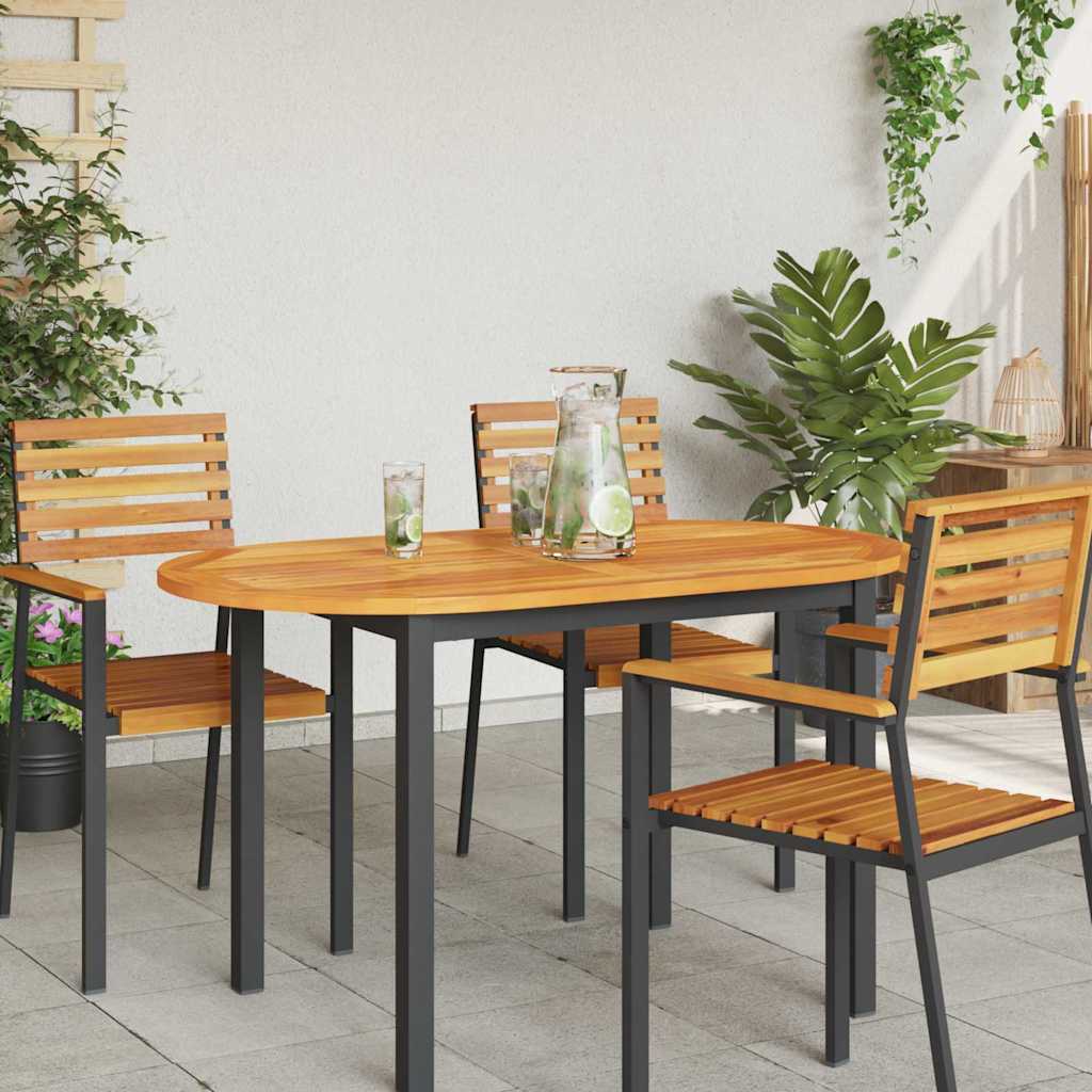 Bordplade Olie Naturlig 120 x 70 x 2 cm Massivt Akacietræ