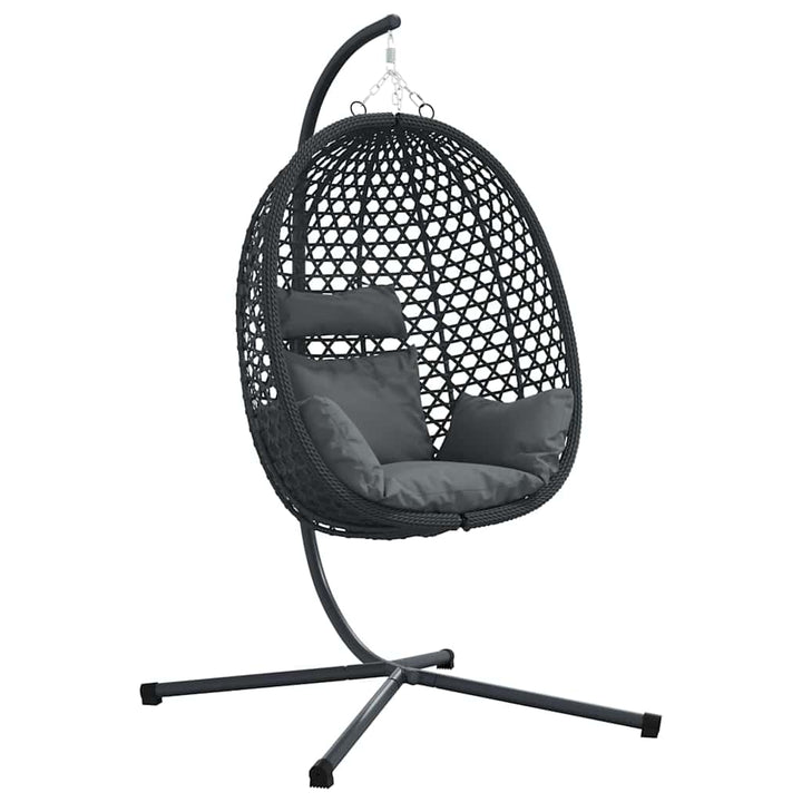 Hængende æggestol polyrattan 104 x 100 x 191 cm