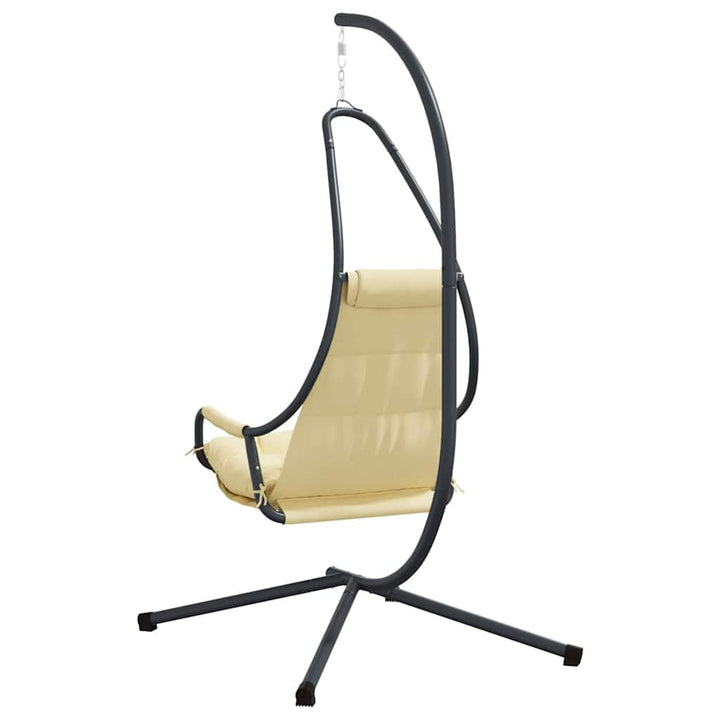 Hængende æggestol Beige 94 x 107 x 196,5 cm Stål